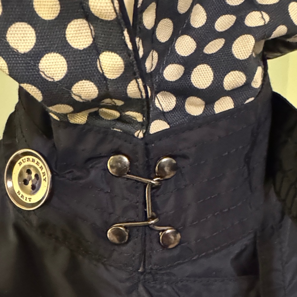 Burberry Brit Navy Double-Breasted Military Jacket - Picture 7 of 11